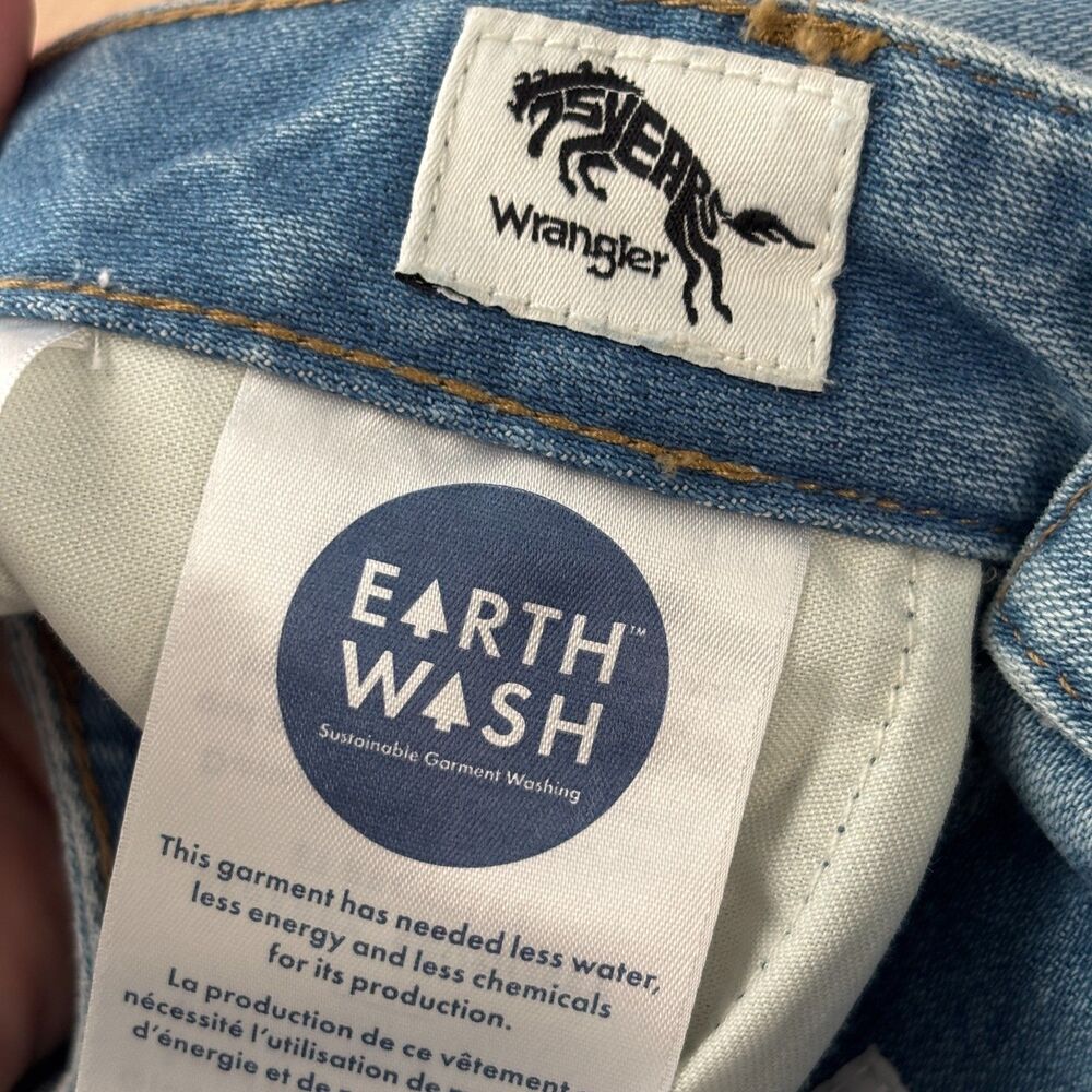 Wrangler Women Jeans Wanderer 622 High Rise Flare Zebra Print Denim 32x32 P285 - Picture 13 of 14